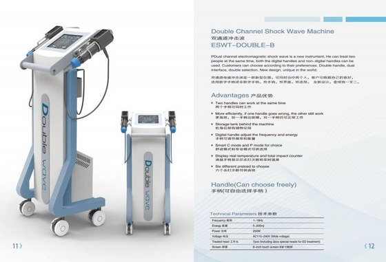 Shockwave Terapi Makinesi / Çift Dalga Terapi Makinesi Çin / Peyronie hastalığı için Shockwave