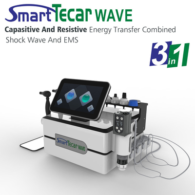 300KHZ Tecar Terapi Makinesi Şok Dalgası Radyofrekans Fizyoterapi Ekipmanları