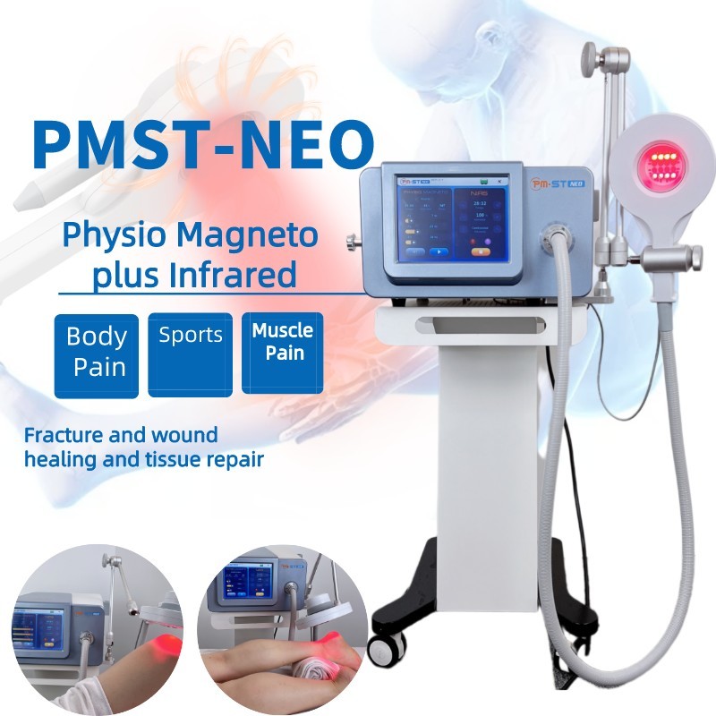 130KHz Manyetik Terapi Cihazı Kas-İskelet Bozukluklarını Tedavi Etmek İçin Physio Magneto Kızılötesi Fizyoterapi