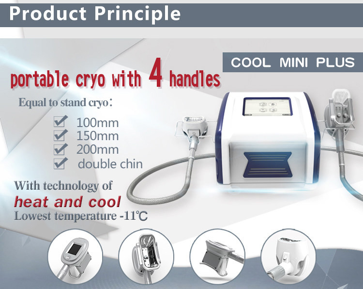 8 İnç Geniş Renkli Dokunmatik Ekranlı 0-80 Kpa Cryolipolysis Yağ Dondurma Makinesi