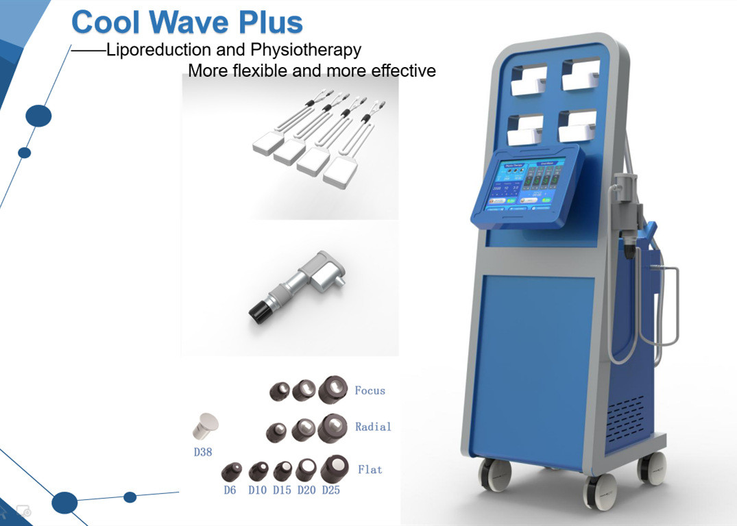 Cryolipolysis Yağ Dondurucu ESWT Terapi Makinesi Uygun Çalışma Hafif