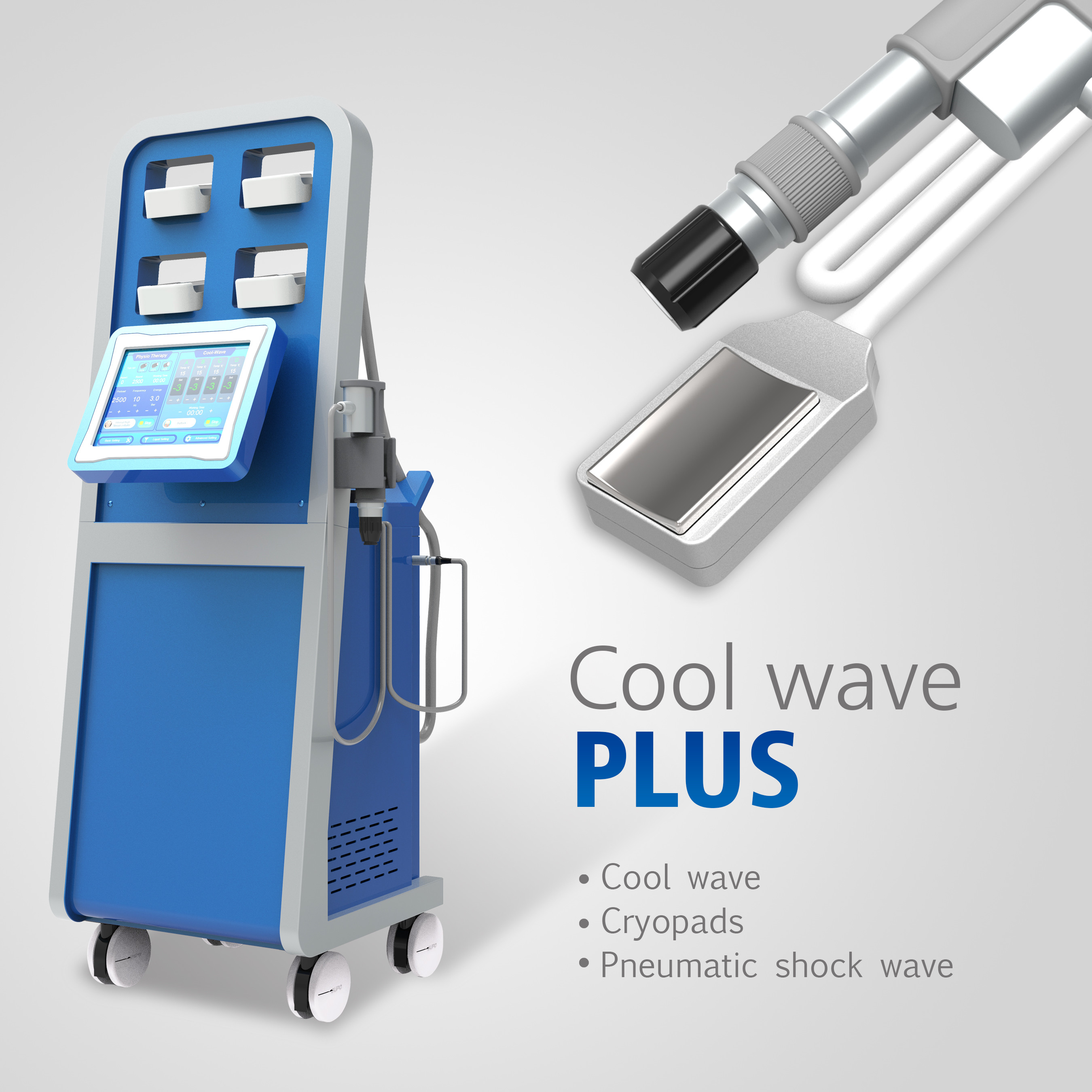 Shockwave 21 Hz Cryolipholysis Yağ Dondurma Makinesi Kombine 10.4 Dokunmatik Ekran