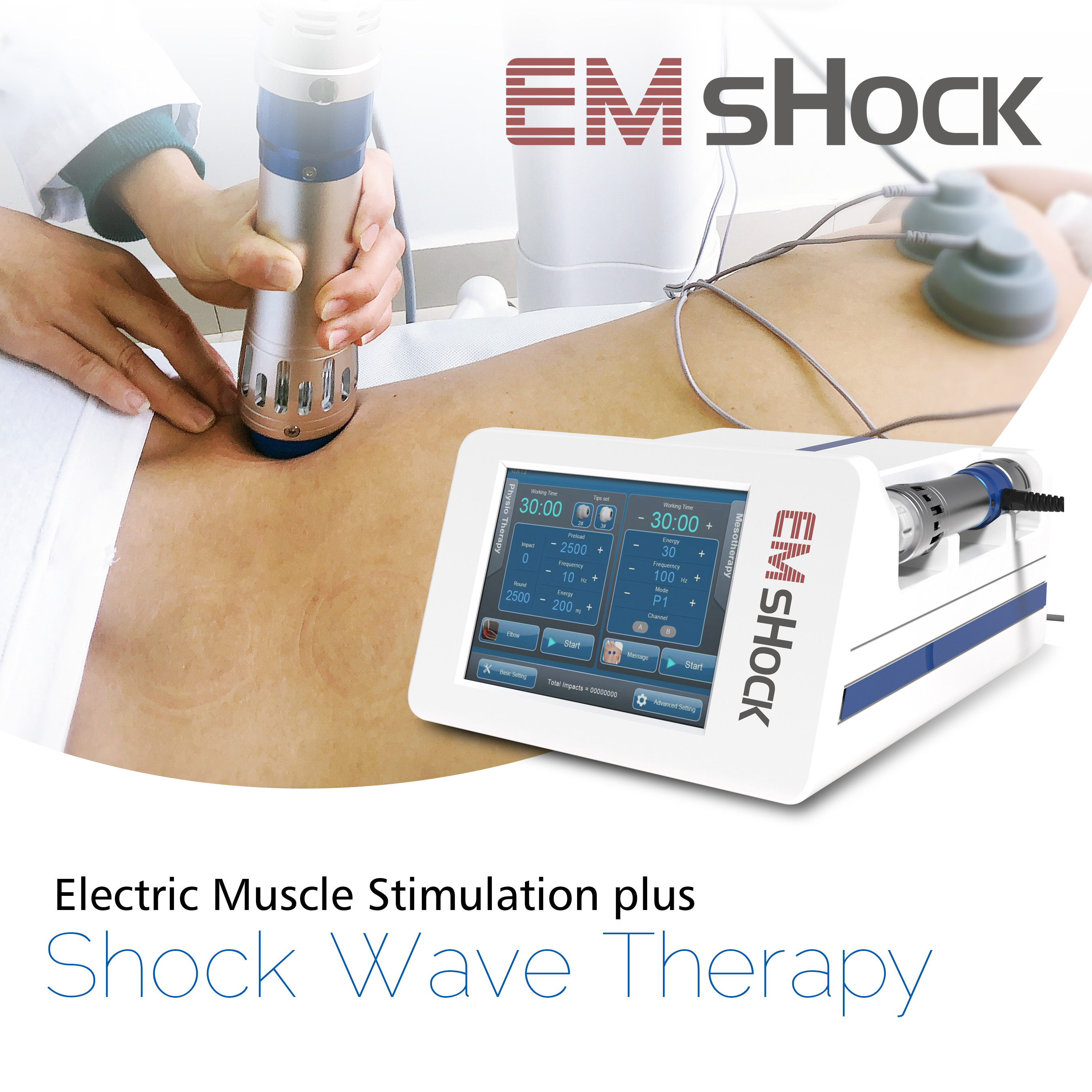 ED ile Etkili Fiziksel Ağrı Tedavisi Elektrikli Kas Stimülasyonu Shockwave Terapi Makinesi (Erektil Disfonksiyon)