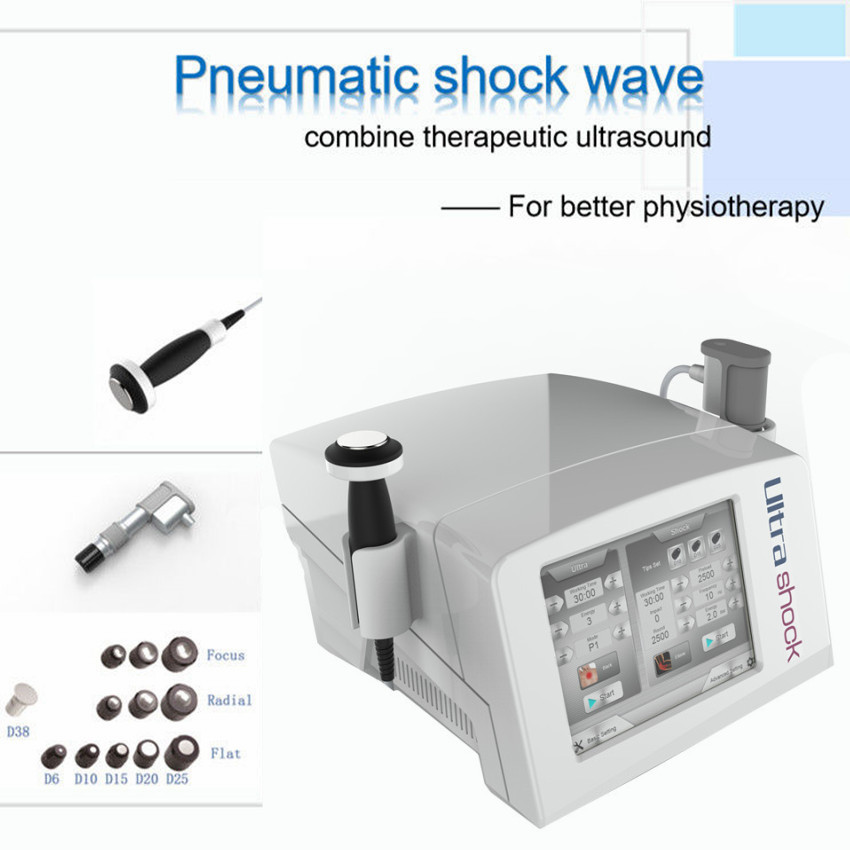 Şok Dalga Ultrason Fiziksel Vücut Ağrı Terapi Makinesi Ultrashock Pnömatik Shockwave Ekipmanları