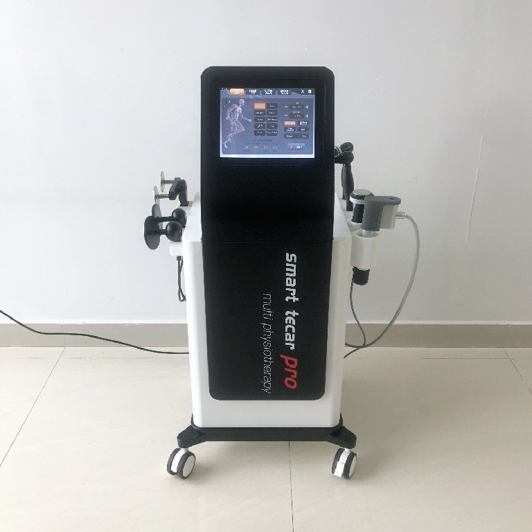 Aşil Tendinit Selülit Azaltma ED Tedavisi İçin 1MHz Shockwave Terapi Makinesi